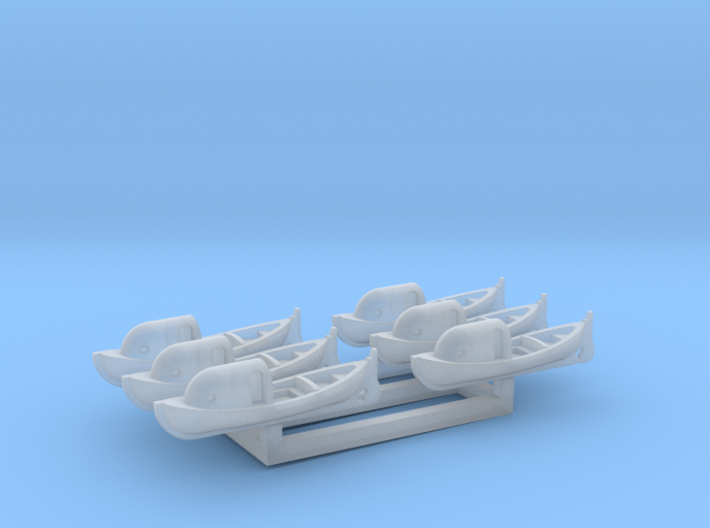 US Navy 26ft motor whaleboat with canopy 1/700 3d printed