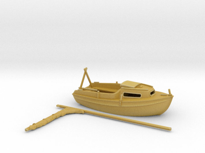 HObat02  - Small boat 3d printed 