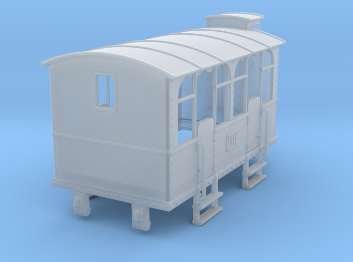 HOe-wagon04 - Crate of passenger wagon N°2 3d printed