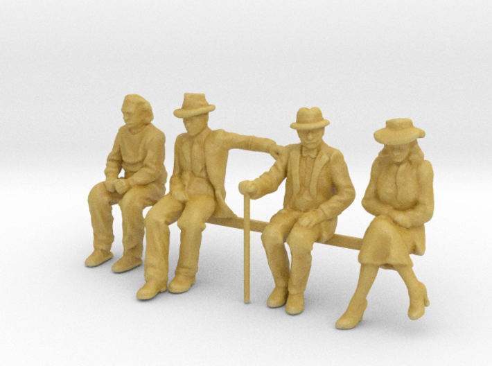 1:48 scale SEATED FIGURE PACK 3d printed