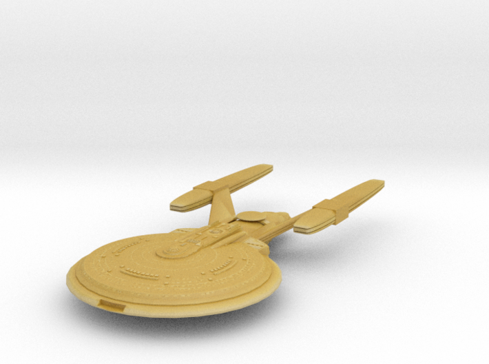 Trinity Class Destroyer 3&quot; long 3d printed