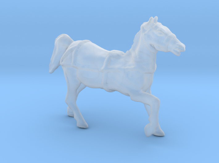 Horse with REINS HO Scale 3d printed