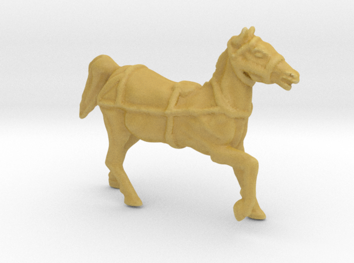 Horse with REINS O Scale 3d printed