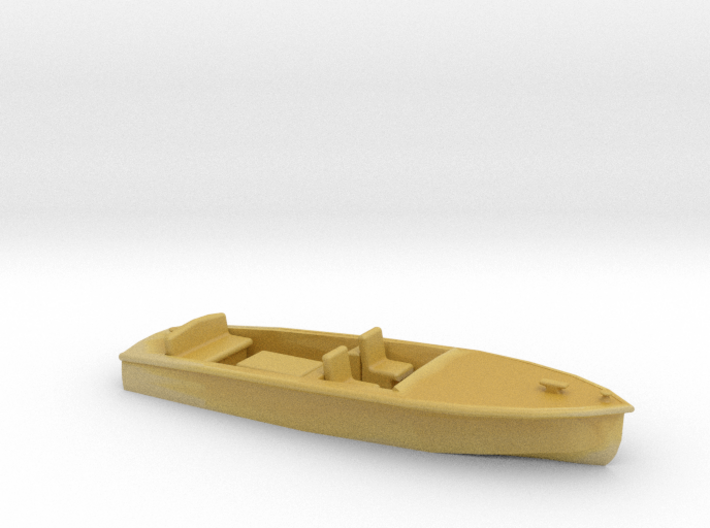 Classic RUNABOUT O Scale Boat 3d printed