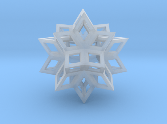 Rhombic Hexecontahedron (Precious Metals) 1.4 3d printed