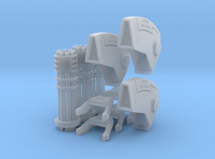 Tsunami Squad Upgrade Kit (Short Barrel, Light) 3d printed