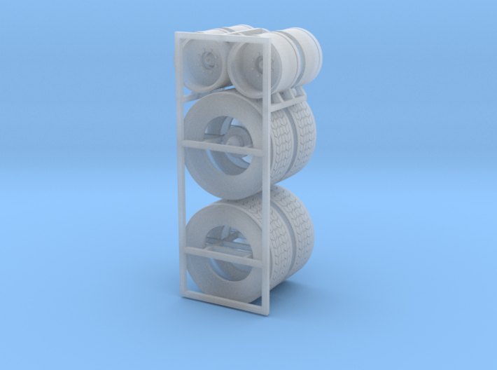 (1) GREEN LARGE PLANTER REPLACEMENT CENTER TIRES 3d printed