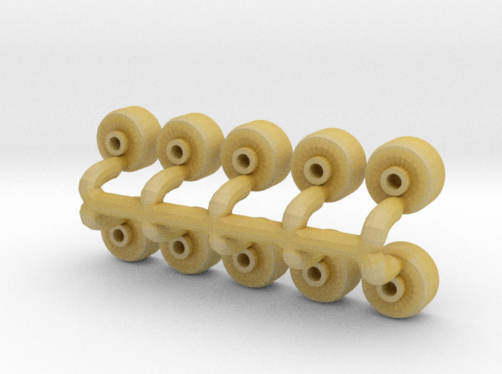 10 Wheels for the Befort Double Header Trailer 3d printed