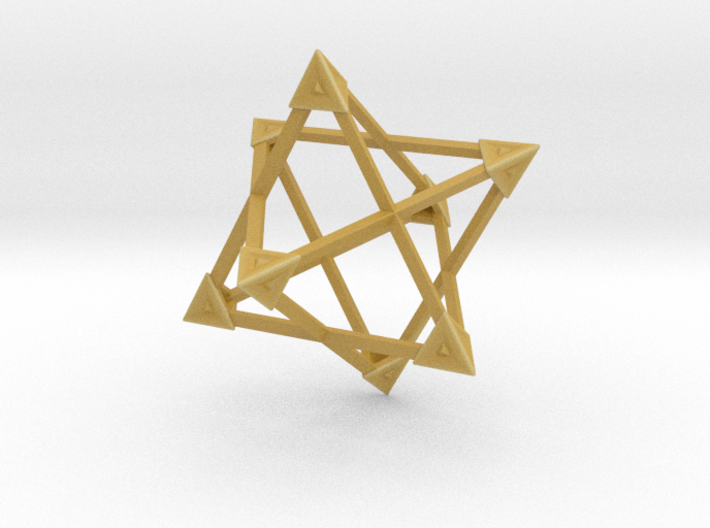 Merkaba Wire Pyramids Only 1 Caps 5cm 3d printed