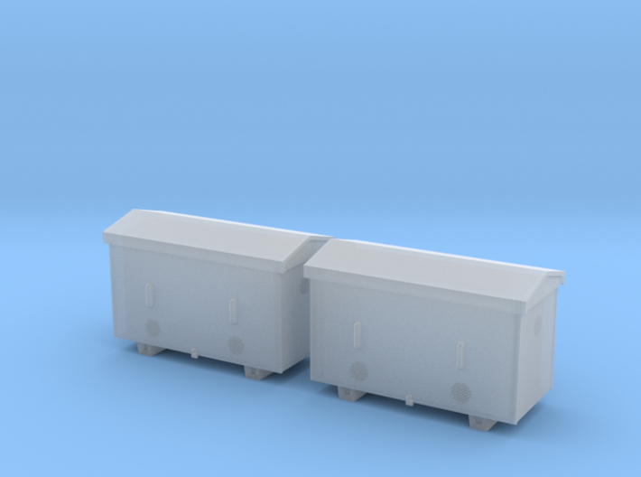 TJ-H04651x2 - Caisses à piles acier galvanisé gran 3d printed