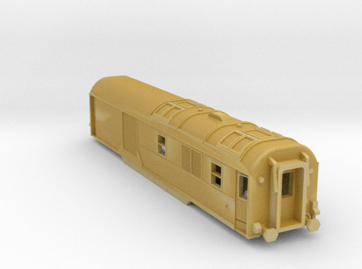 SNCF French Mistral Generator Wagon Z-Scale 1/220 3d printed 