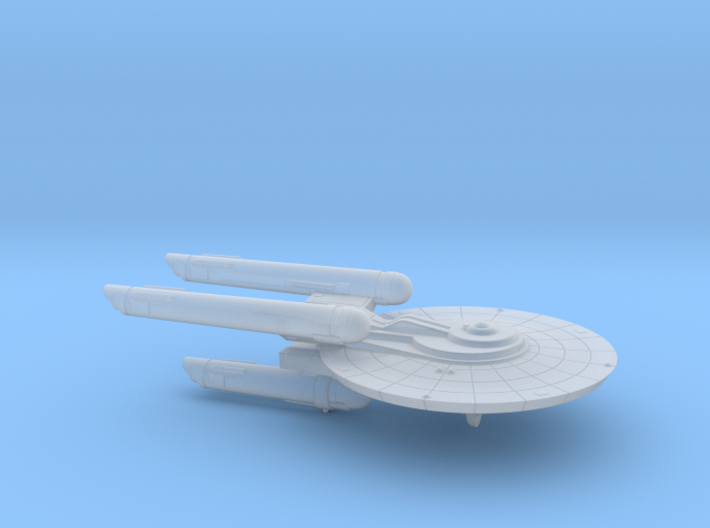 3788 Scale Federation New Heavy Cruiser (NCA) WEM 3d printed