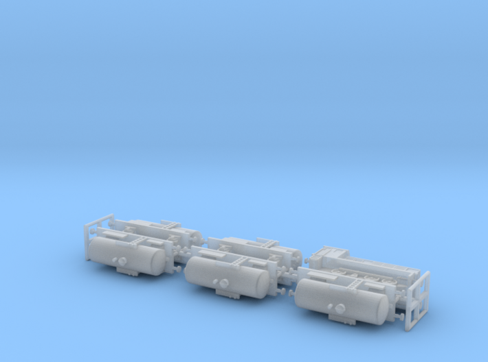 Small Tank Car Train 1/285 3d printed