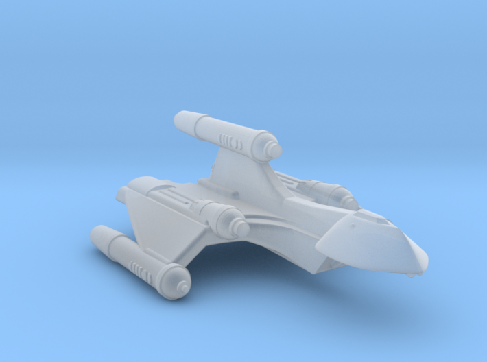 3788 Scale Romulan SparrowHawk-J+ Assault Cruiser 3d printed
