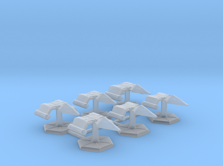 7000 Scale Neo-Tholian Fleet 312th Builder Coll. 3d printed