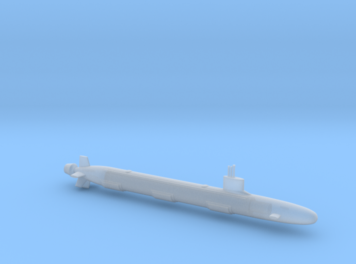 1/700 Virginia Class Submarine 3d printed