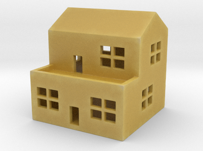 1/700 Town House 2 3d printed