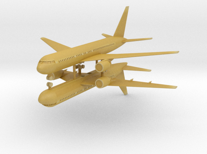 1/700 Boeing 767-200 Commercial Airliner (x2) 3d printed 