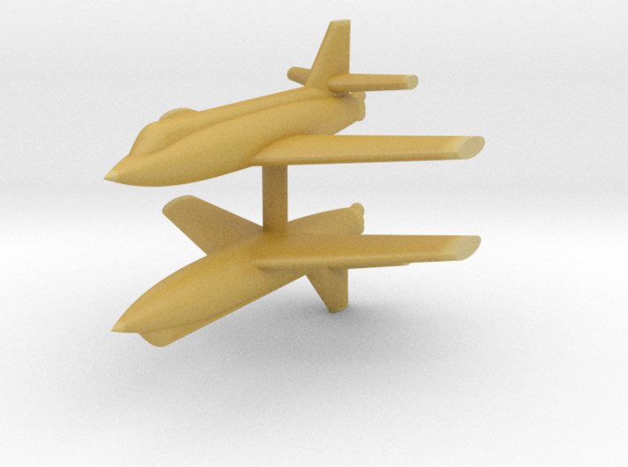 1/285 Bell X-2 (x2) 3d printed