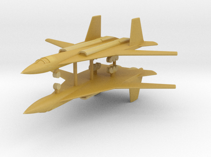 1/600 PAK-DA Stealth Bomber (x2) 3d printed 