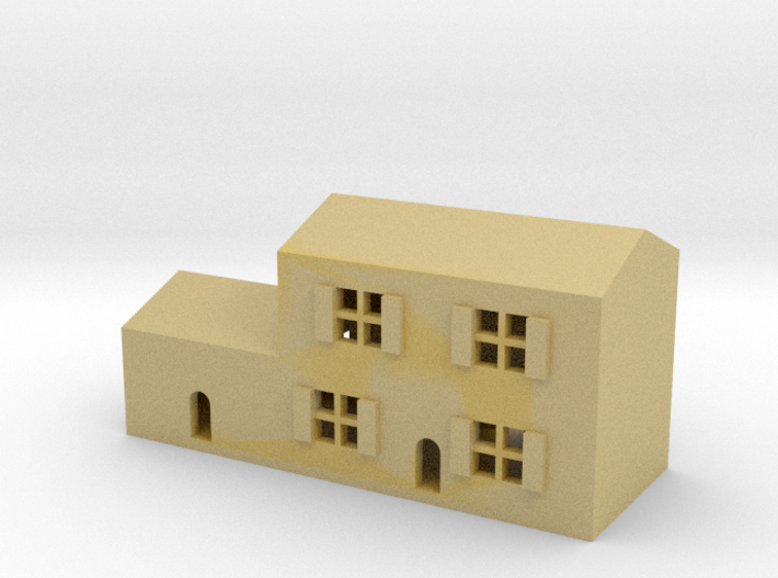 1/600 Town House 3 3d printed