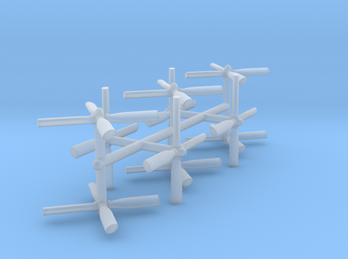 1/200 Chase XC-120 props (x10) 3d printed