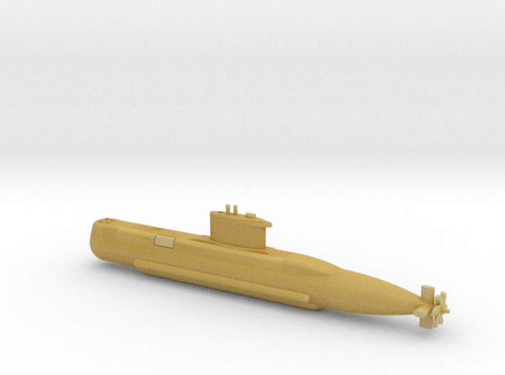 1/600 Type 209 - 1200 class submarine 3d printed