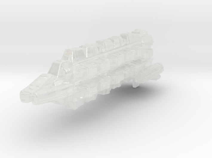 Klingon Military Freighter 1/3788 Attack Wing 3d printed