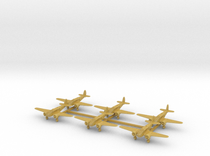 Caproni Ca.311 (with landing gear) 1/700 3d printed 