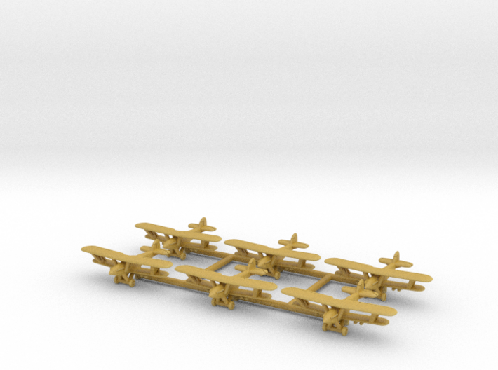 Hawker Hart 1/700 (6 airplanes) 3d printed 