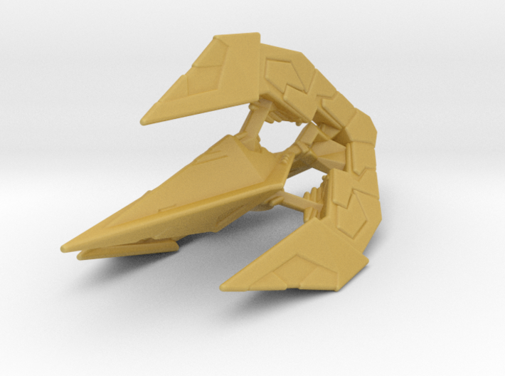 Tholian Recluse 1/15000 Attack Wing 3d printed