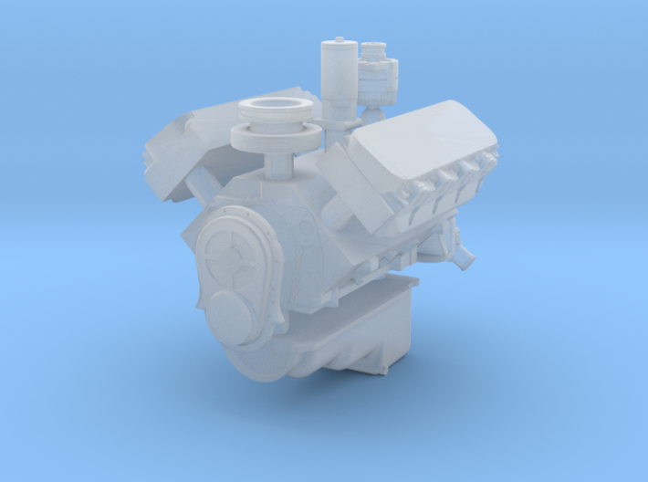 1/43 BBC Basic Block For Elect Fuel Pump 3d printed