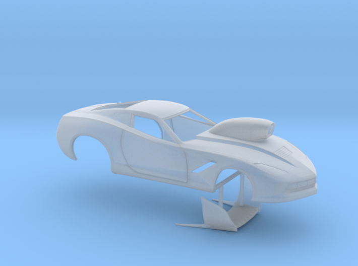 1/64 2014 Pro Mod Corvette 3d printed