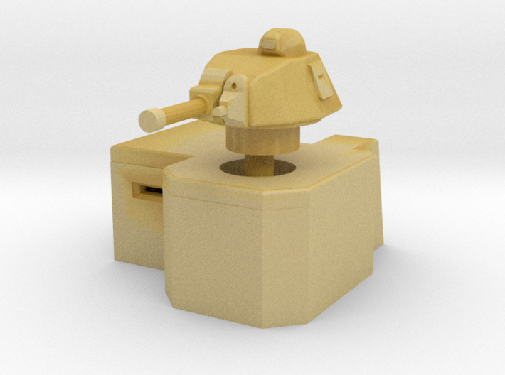 Bunker with Somua S35 turret 1/200 3d printed