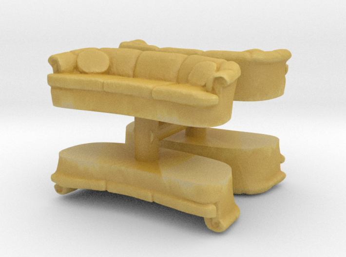 Sofa (4 pieces) 1/144 3d printed