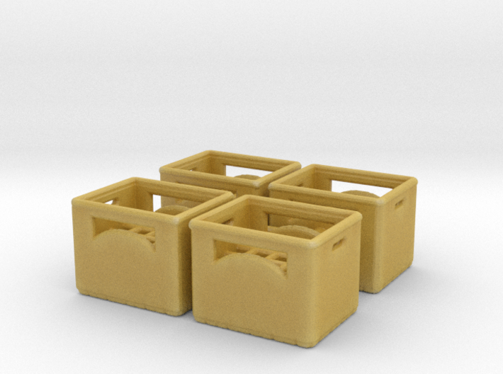 Bottle crate (4 pieces) 1/43 3d printed