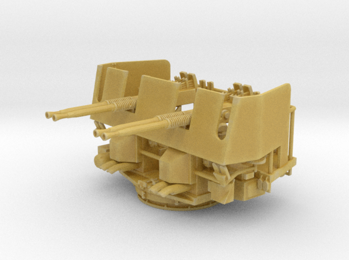 Quad Bofors Shielded 1/144 3d printed 