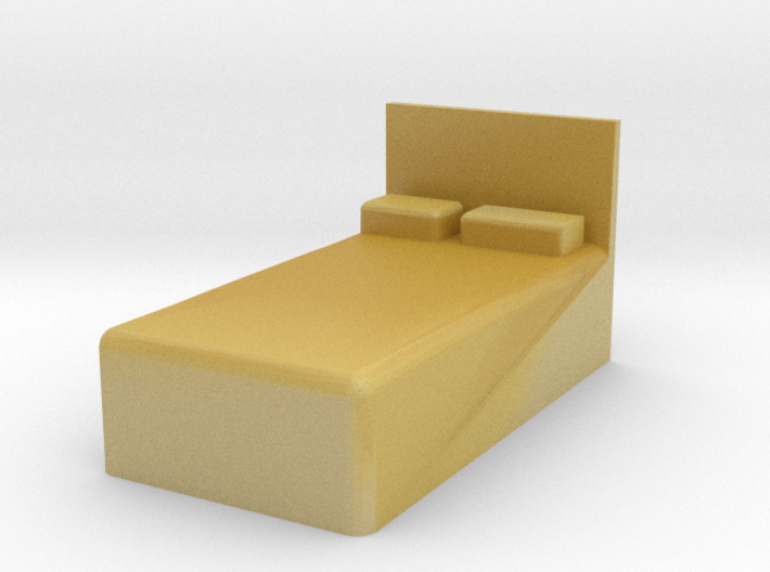 Twin Bed 1/35 3d printed