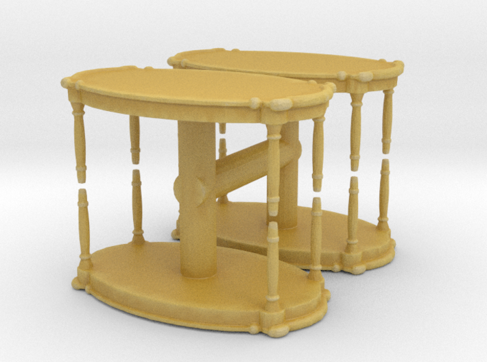 Antique Table (x4) 1/120 3d printed