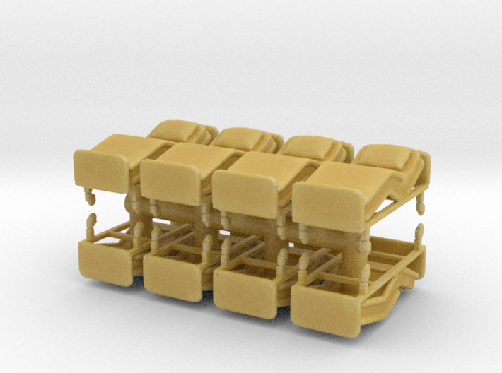 Hospital Bed (x8) 1/120 3d printed