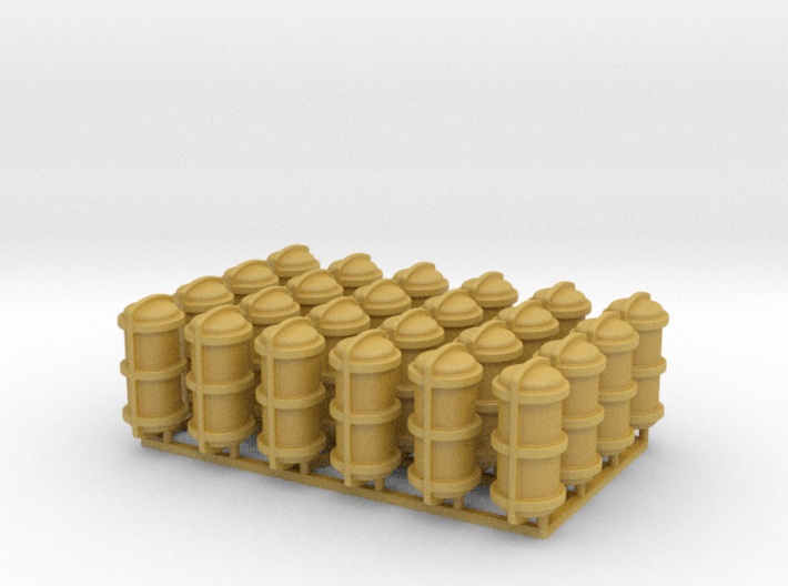 Life Raft canisters special size 3d printed 