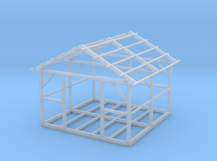 Wooden House Frame 1/72 3d printed