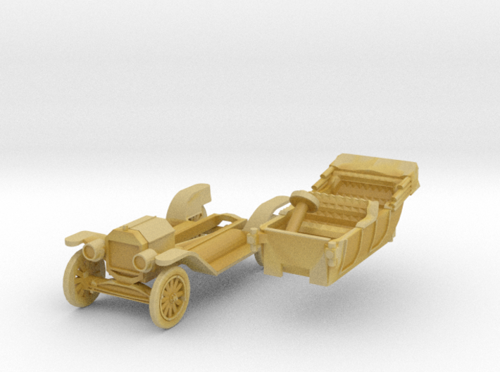 Ford Model T - opened roof (British N 1:148) 3d printed 