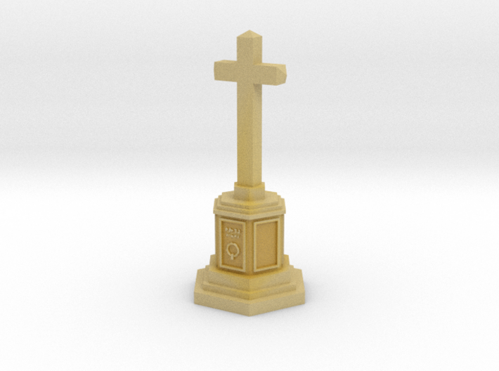 Cross memorial (TT 1:120) 3d printed 