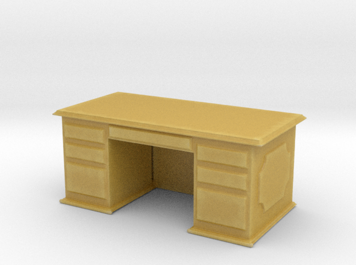 Office Wood Desk 1/48 3d printed