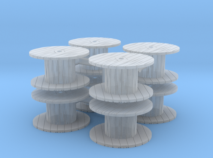 Cable Spool (x8) 1/200 3d printed