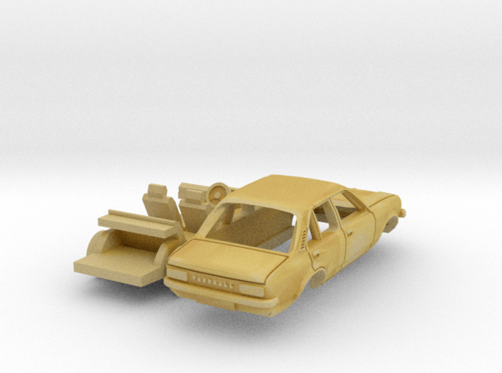 Vauxhall Chevette 4-door saloon (N 1:160) 3d printed 