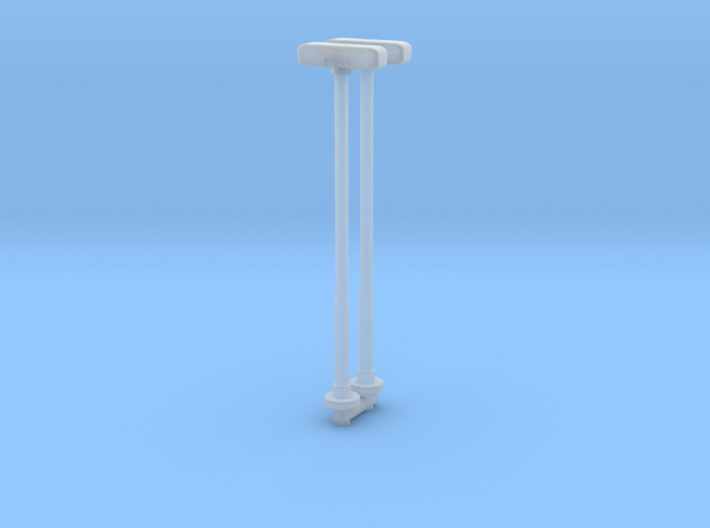 Double Street Lamp (x2) 1/72 3d printed
