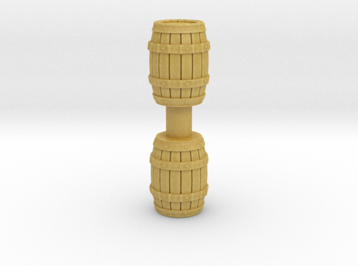 Wooden Barrel (x2) 1/56 3d printed