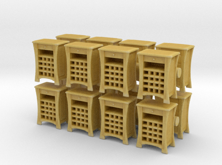 Wine Cabinet (x16) 1/160 3d printed